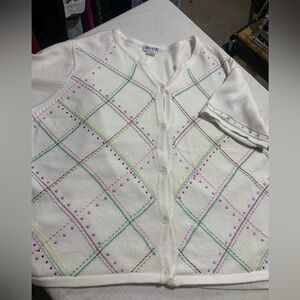 Blair White Knit Sweater